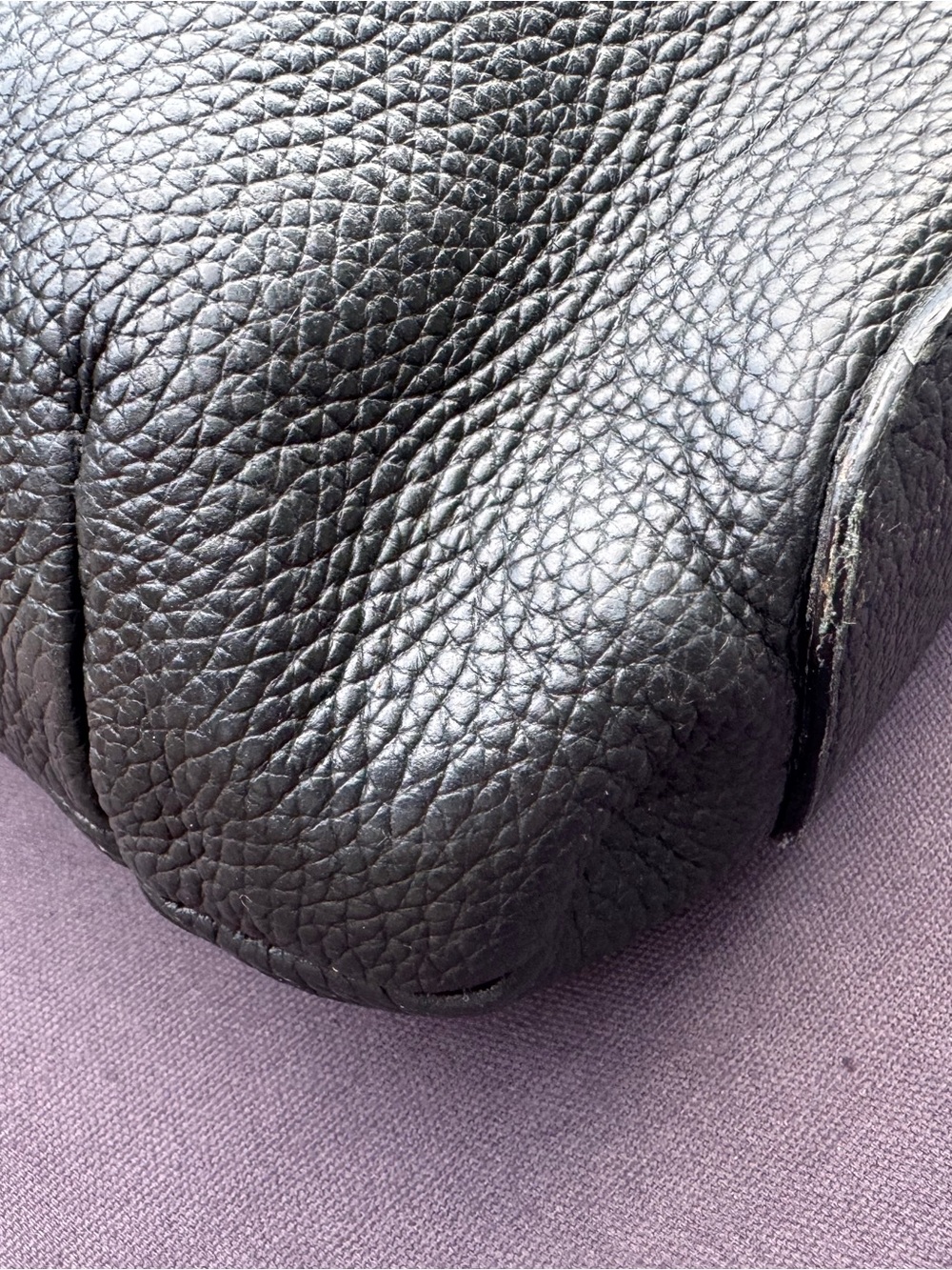 GUC.  Furla Black Pebbled Leather Shoulder Crossbody Bag Made in Italy GUC - Picture 8 of 16